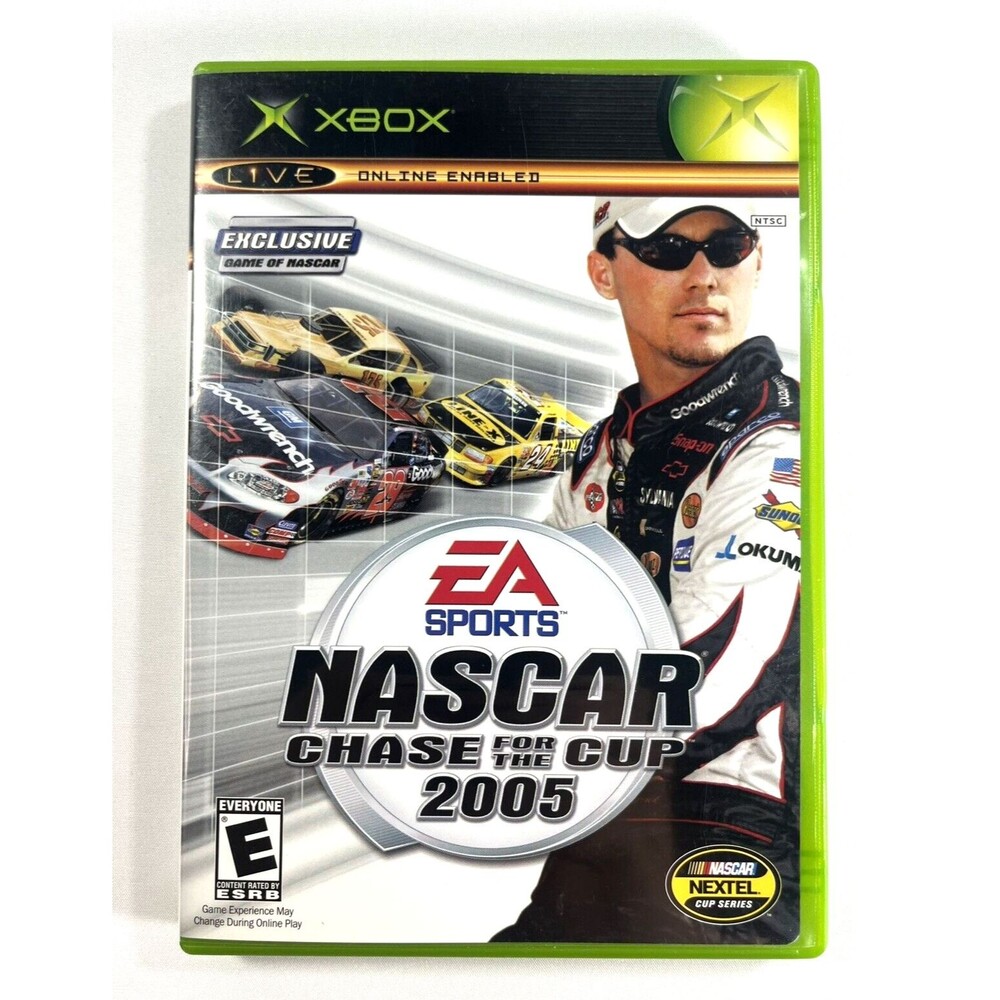 NASCAR 2005: Chase for the Cup Microsoft Xbox Complete with Manual Tested